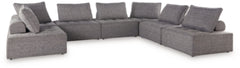Seccional de exterior Bree Zee de 7 piezas