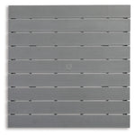 Mesa de comedor Transville para exteriores con altura de mostrador y 4 taburetes