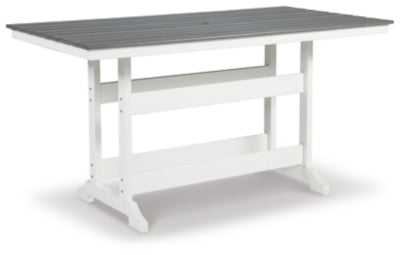 Mesa de comedor Transville para exteriores con altura de mostrador