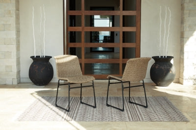 Silla de comedor para exterior Amaris (juego de 2)
