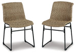 Silla de comedor para exterior Amaris (juego de 2)
