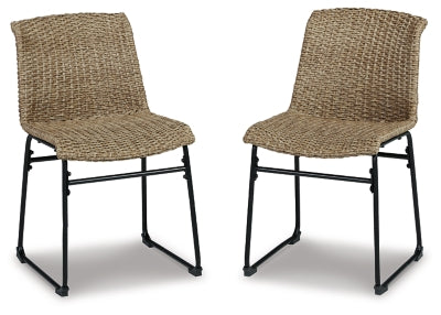 Silla de comedor para exterior Amaris (juego de 2)
