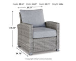 Naples Beach Lounge Chair with Cushion