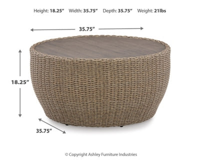 Mesa de centro para exteriores Danson