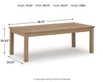 Mesa de centro para exteriores Hallow Creek