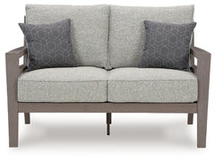 Loveseat de exterior Hillside Barn con cojín