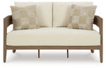Loveseat de exterior Serene Bay con cojín