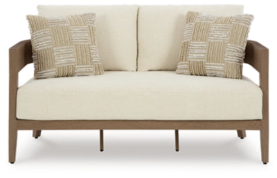 Loveseat de exterior Serene Bay con cojín