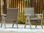 Sillón mecedor para exterior Carisbo (juego de 2)