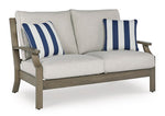 Loveseat de exterior Rainier Ranch con cojín