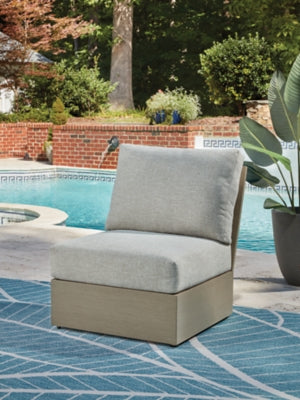 Silla de exterior sin brazos con cojín Kimpton Isle