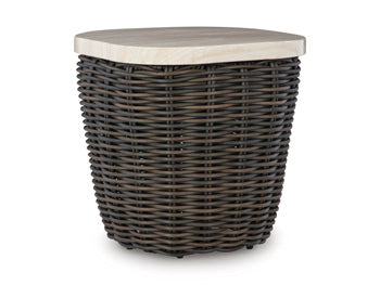 Mesa auxiliar de exterior Kimora