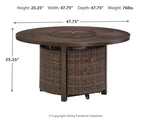 Paradise Trail Fire Pit Table