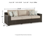 Coastline Bay Outdoor Sofa with Cushion