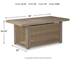 Beachcroft Outdoor Fire Pit Table