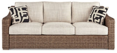 Sofá de exterior Beachcroft con cojín