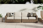 Beachcroft 2-Piece Outdoor Loveseat with Cushion