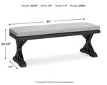 Beachcroft Outdoor Bench with Cushion