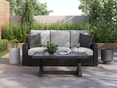 Sofá de exterior Beachcroft con cojín
