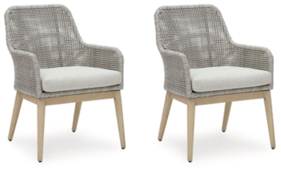 Sillas de comedor para exteriores Seton Creek (juego de 2)
