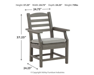 Sillón Visola con cojín (juego de 2)