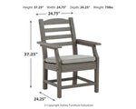 Sillón Visola con cojín (juego de 2)
