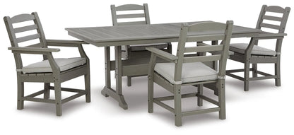 Mesa de comedor de exterior Visola con 4 sillas