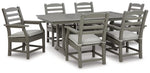 Mesa de comedor de exterior Visola con 6 sillas