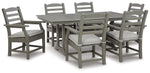 Mesa de comedor de exterior Visola con 6 sillas