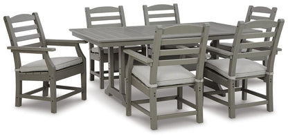Mesa de comedor de exterior Visola con 6 sillas