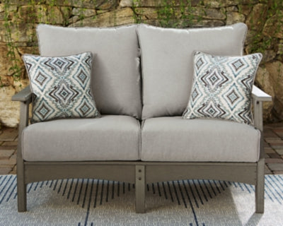 Loveseat de exterior Visola con cojín