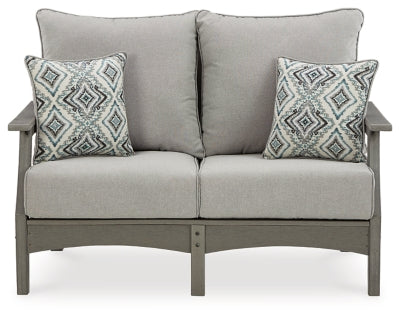 Loveseat de exterior Visola con cojín