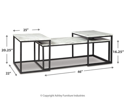 Mesa Donnesta (juego de 3)
