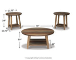 Mesa Raebecki (juego de 3)
