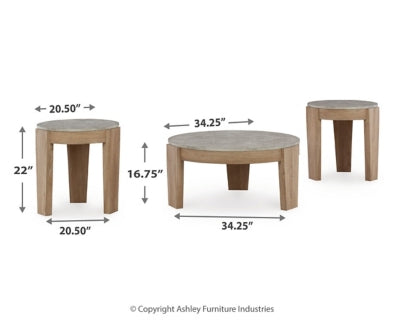 Mesa Guystone (juego de 3)