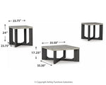 Mesa Sharstorm (juego de 3)