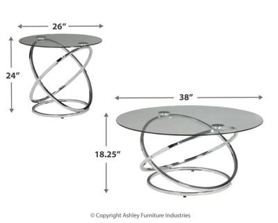 Mesa Hollynyx (juego de 3)