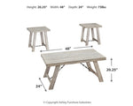 Mesa Carynhurst (juego de 3)