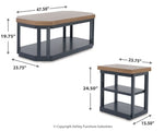 Mesa Landocken (juego de 3)