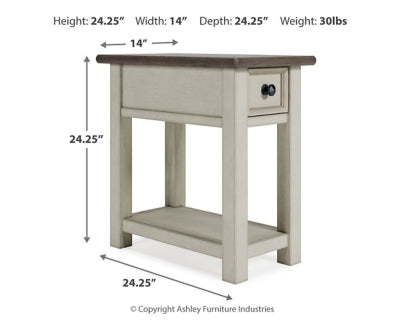 Mesa auxiliar de silla Bolanburg