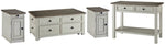 Bolanburg Coffee Table and 2 Chairside End Tables with Console