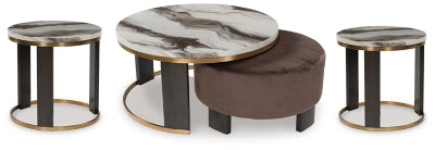 Mesa de centro Jazmore y 2 extremos