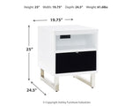 Gardoni Chairside End Table