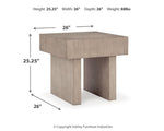 Jorlaina End Table