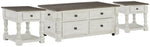 Mesa de centro elevable y dos mesas auxiliares Havalance