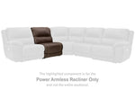 Sillón reclinable eléctrico sin brazos Dunleith