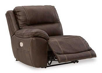Sillón reclinable eléctrico Dunleith con brazo izquierdo