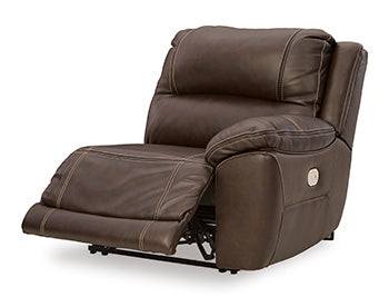 Sillón reclinable eléctrico Dunleith con brazo derecho