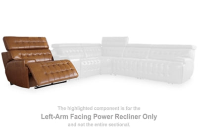 Sillón reclinable eléctrico con brazo izquierdo Temppton