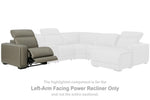 Sillón reclinable eléctrico con brazo izquierdo Correze